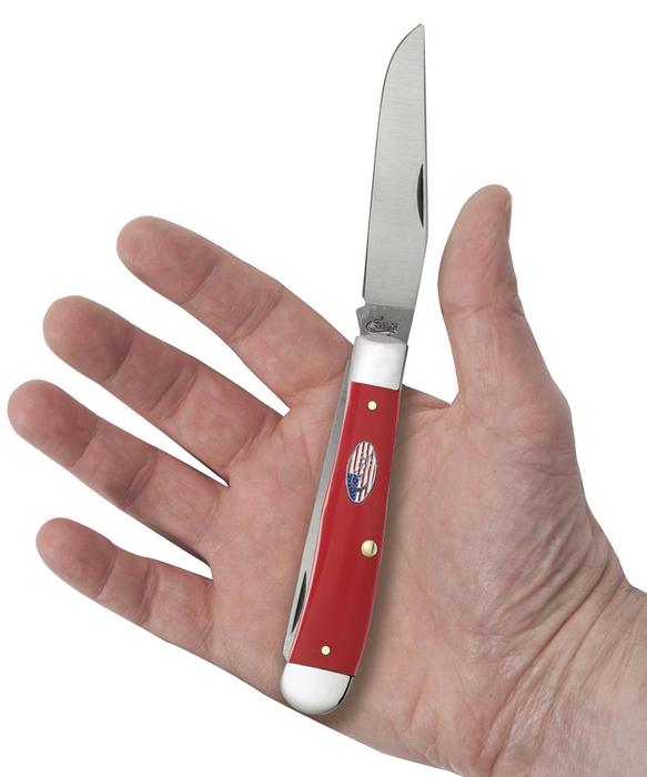 Case XX American Workman Trapper Pocket Knife Stainless Blades Synthetic Handle 13450 -Case Cutlery - Survivor Hand Precision Knives & Outdoor Gear Store