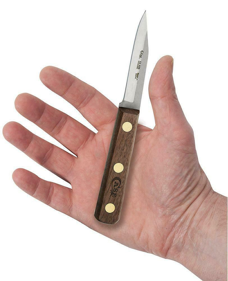 Case XX Cutlery Paring Kitchen Knife 3" Stainless Steel Blade Walnut Handle 07320 -Case Cutlery - Survivor Hand Precision Knives & Outdoor Gear Store