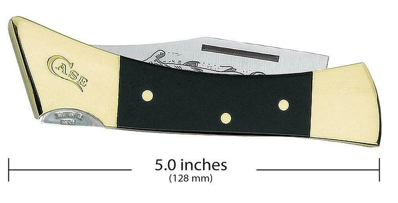 Case XX Hammerhead Lockback Folding Knife 3.58" Stainless Blade Black Synthetic Handle 00177 -Case Cutlery - Survivor Hand Precision Knives & Outdoor Gear Store