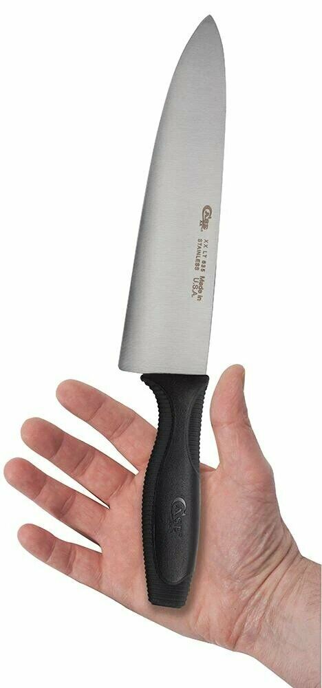 Case XX Household Chef's Knife 8.25" Stainless Blade Lightweight Black Synthetic Handle 31716 -Case Cutlery - Survivor Hand Precision Knives & Outdoor Gear Store