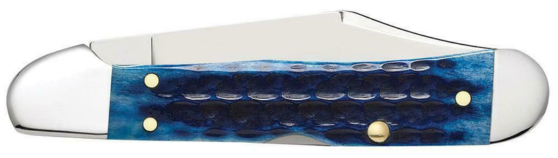 Case XX Masonic Mini Copperlock Folding Knife 2.72" Stainless Blade Blue Bone Handle 25531 -Case Cutlery - Survivor Hand Precision Knives & Outdoor Gear Store