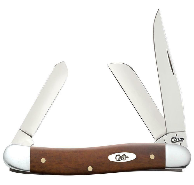 Case XX Medium Stockman Pocket Knife Stainless Blades Smooth Chestnut Bone Handle 28701 -Case Cutlery - Survivor Hand Precision Knives & Outdoor Gear Store