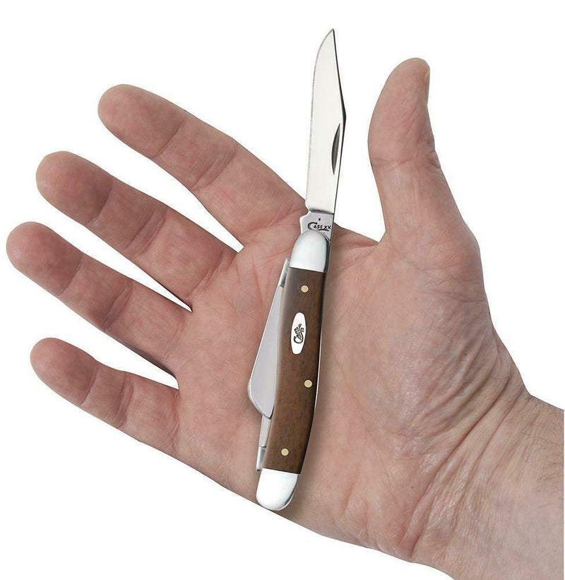 Case XX Medium Stockman Pocket Knife Stainless Blades Smooth Chestnut Bone Handle 28701 -Case Cutlery - Survivor Hand Precision Knives & Outdoor Gear Store