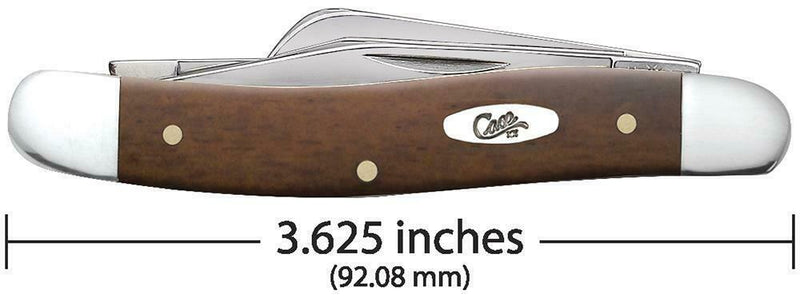 Case XX Medium Stockman Pocket Knife Stainless Blades Smooth Chestnut Bone Handle 28701 -Case Cutlery - Survivor Hand Precision Knives & Outdoor Gear Store