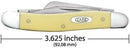 Case XX Medium Stockman Pocket Knife Stainless Blades Smooth Yellow Synthetic Handle 80035 -Case Cutlery - Survivor Hand Precision Knives & Outdoor Gear Store