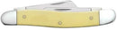 Case XX Medium Stockman Pocket Knife Stainless Blades Smooth Yellow Synthetic Handle 80035 -Case Cutlery - Survivor Hand Precision Knives & Outdoor Gear Store