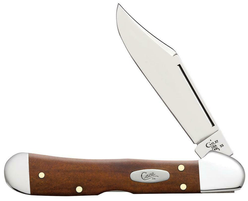 Case XX Mini CopperLock Folding Knife 2.72" Stainless Blade Chestnut Bone Handle 28704 -Case Cutlery - Survivor Hand Precision Knives & Outdoor Gear Store