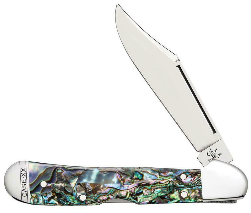 Case XX Mini Copperlock Folding Knife 2.7" Stainless Steel Blade Abalone Handle 12020 -Case Cutlery - Survivor Hand Precision Knives & Outdoor Gear Store