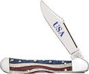 Case XX Mini Copperlock Star Spangled Folding Knife 2.75" Stainless Blade Bone Handle 64141 -Case Cutlery - Survivor Hand Precision Knives & Outdoor Gear Store