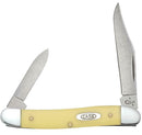 Case XX Cutlery Pen Pocket Knife Carbon Steel Blades Yellow Synthetic Handle 00109 -Case Cutlery - Survivor Hand Precision Knives & Outdoor Gear Store