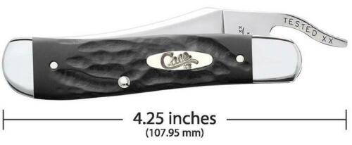 Case XX Russlock Rough Folding Knife 2.7" Stainless Blade Black Synthetic Handle 18224 -Case Cutlery - Survivor Hand Precision Knives & Outdoor Gear Store