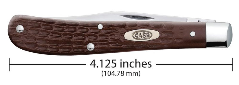 Case XX Slimline Trapper Folding Knife 3.25" Stainless Steel Blade Delrin Handle 00135 -Case Cutlery - Survivor Hand Precision Knives & Outdoor Gear Store