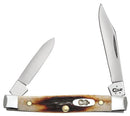 Case XX Cutlery Small Pen Pocket Knife Stainless Steel Blades Red Stag Handle 09581 -Case Cutlery - Survivor Hand Precision Knives & Outdoor Gear Store