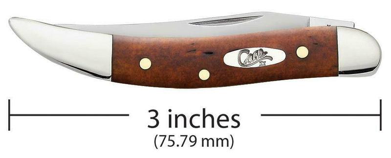 Case XX Small Texas Toothpick Folding Knife 2.25" Stainless Blades Chestnut Bone Handle 28703 -Case Cutlery - Survivor Hand Precision Knives & Outdoor Gear Store