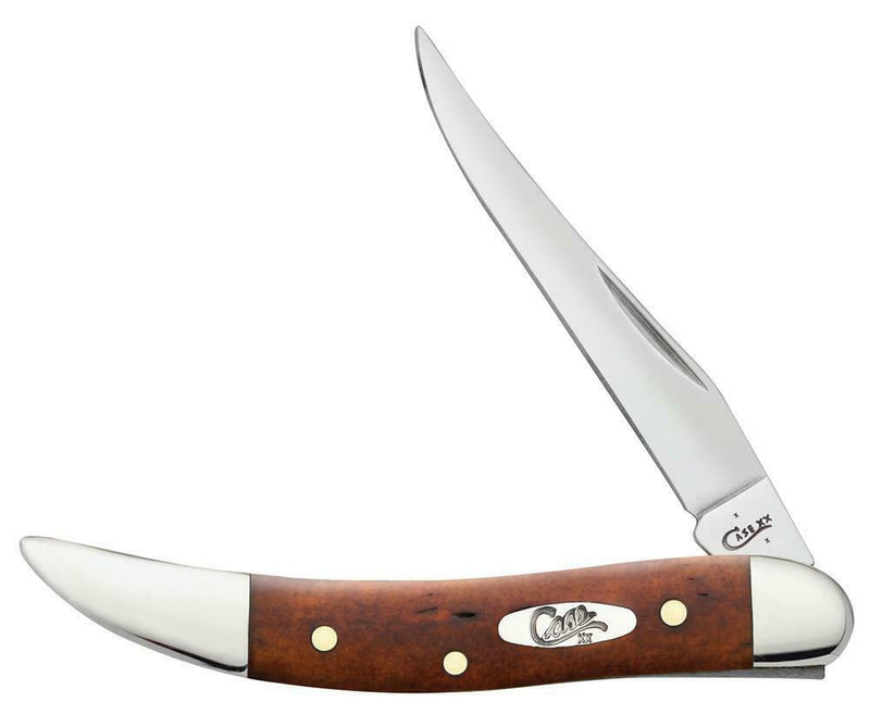 Case XX Small Texas Toothpick Folding Knife 2.25" Stainless Blades Chestnut Bone Handle 28703 -Case Cutlery - Survivor Hand Precision Knives & Outdoor Gear Store