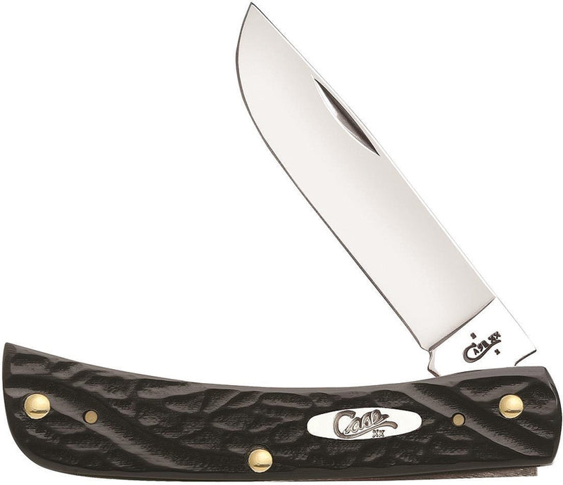 Case XX Sod Buster Jr Folding Knife 2.8" Stainless Blade Black Synthetic Handle 18229 -Case Cutlery - Survivor Hand Precision Knives & Outdoor Gear Store