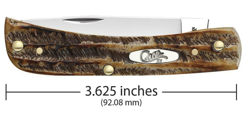 Case XX Sod Buster Jr Folding Knife 2.8" Stainless Steel Blade Bonestag Handle 65310 -Case Cutlery - Survivor Hand Precision Knives & Outdoor Gear Store