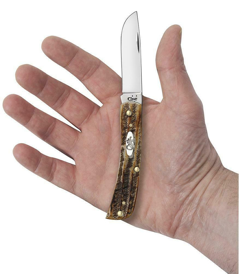 Case XX Sod Buster Jr Folding Knife 2.8" Stainless Steel Blade Bonestag Handle 65310 -Case Cutlery - Survivor Hand Precision Knives & Outdoor Gear Store