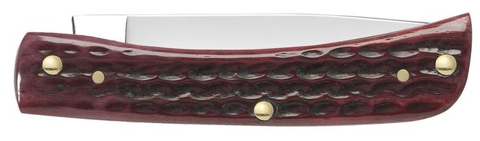 Case XX Sod Buster Jr Folding Knife 2.8" Stainless Steel Old Red Bone Handle 10304 -Case Cutlery - Survivor Hand Precision Knives & Outdoor Gear Store