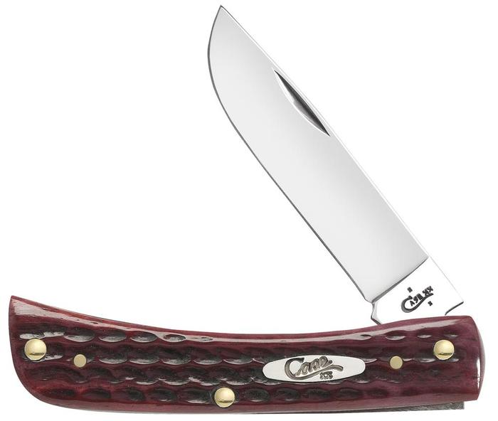 Case XX Sod Buster Jr Folding Knife 2.8" Stainless Steel Old Red Bone Handle 10304 -Case Cutlery - Survivor Hand Precision Knives & Outdoor Gear Store