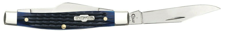 Case XX Stockman Pocket Knife Stainless Steel Blades Blue Jigged Bone Handle 02806 -Case Cutlery - Survivor Hand Precision Knives & Outdoor Gear Store