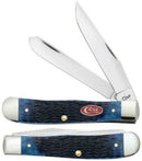 Case XX Trapper Pocket Knife Stainless Steel Blades Navy Blue Jigged Bone Handle 07051 -Case Cutlery - Survivor Hand Precision Knives & Outdoor Gear Store