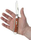 Case XX Trapper Pocket Knife Stainless Steel Blades Smooth Chestnut Bone Handle 28707 -Case Cutlery - Survivor Hand Precision Knives & Outdoor Gear Store