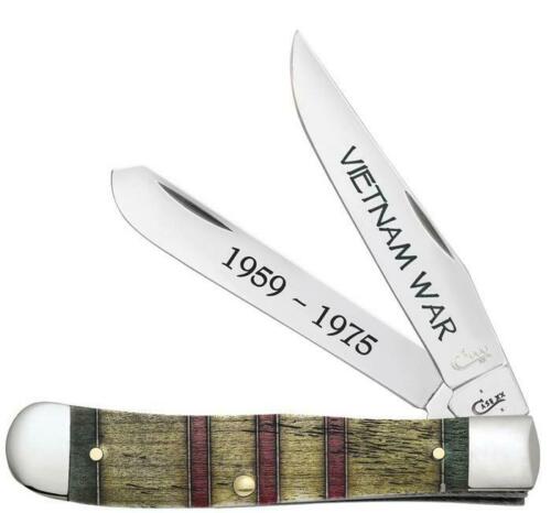 Case XX Vietnam War Trapper Gift Set Pocket Knife Stainless Blades Natural Bone Handle 22040 -Case Cutlery - Survivor Hand Precision Knives & Outdoor Gear Store