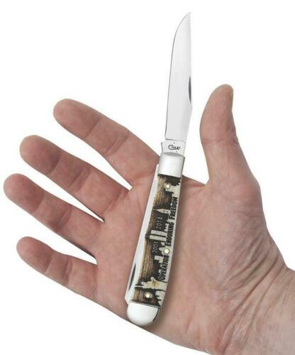 Case XX War Series Trapper Enduring Pocket Knife Stainless Blades Bone Handle 22035 -Case Cutlery - Survivor Hand Precision Knives & Outdoor Gear Store