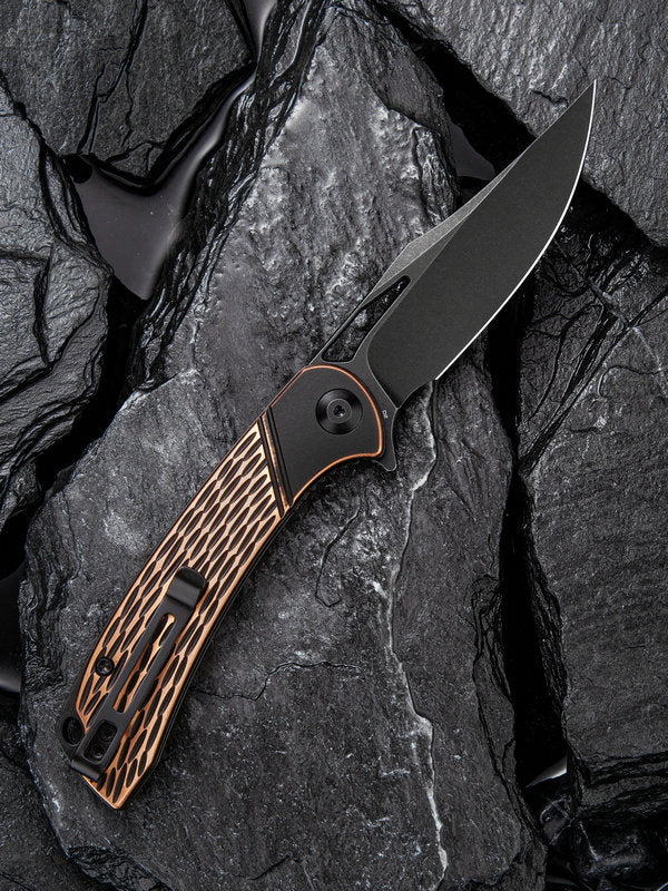 Civivi Dogma Linerlock Folding Knife 3.46" D2 Steel Blade Black Copper G10 Handle C2005F -Civivi - Survivor Hand Precision Knives & Outdoor Gear Store