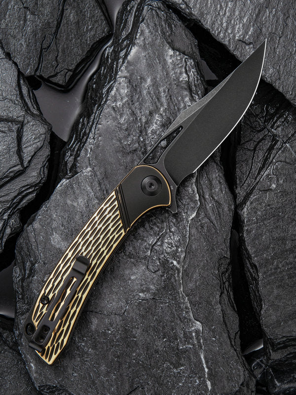 Civivi Dogma Linerlock Folding Knife 3.46" D2 Tool Steel Blade Brass G10 Handle C2005E -Civivi - Survivor Hand Precision Knives & Outdoor Gear Store