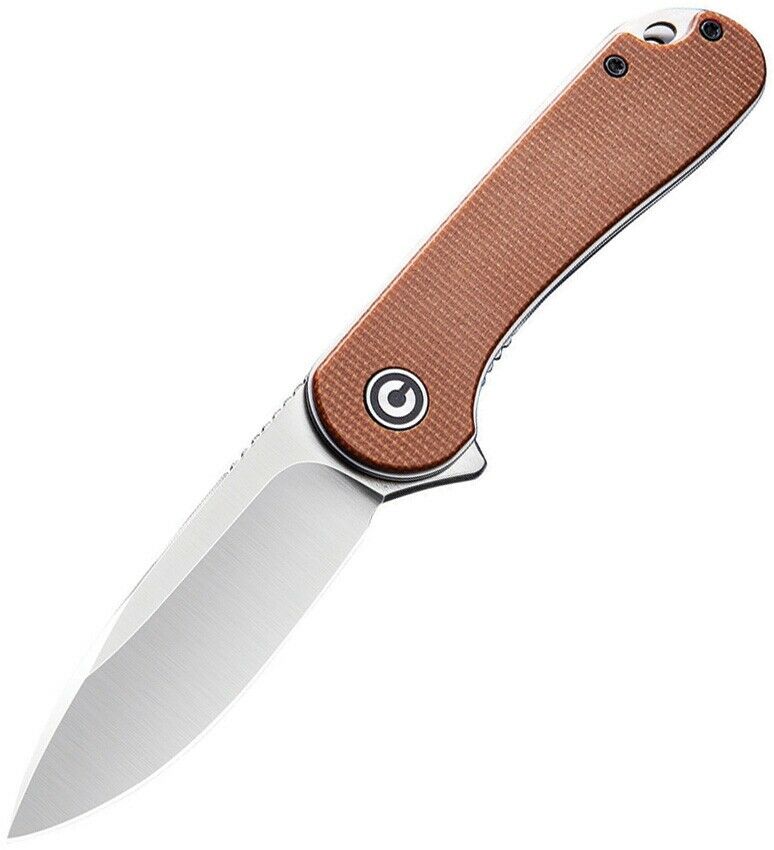 Civivi Elementum Liner Folding Knife 3" D2 Tool Steel Blade Brown Micarta Handle C907M -Civivi - Survivor Hand Precision Knives & Outdoor Gear Store