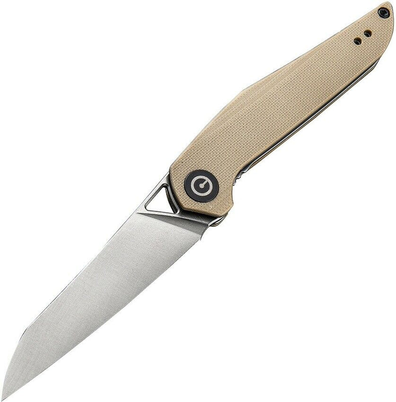 Civivi McKenna Linerlock Folding Knife 2.88" D2 Tool Steel Blade Tan G10 Handle C905A -Civivi - Survivor Hand Precision Knives & Outdoor Gear Store