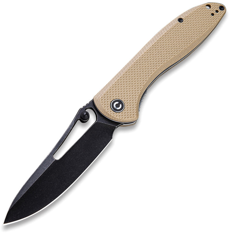 Civivi Picaro Folding Knife 3.94" D2 Tool Steel Blade Tan Coarse G10 Handle C916B -Civivi - Survivor Hand Precision Knives & Outdoor Gear Store