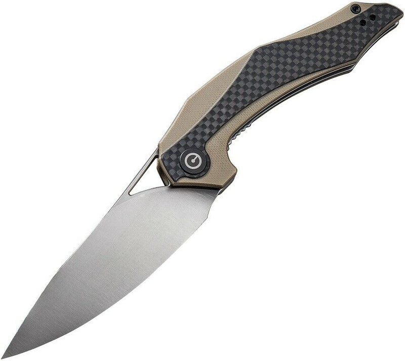 Civivi Plethiros Folding Knife 3.5" D2 Tool Steel Blade G10/Carbon Fiber Handle C904A -Civivi - Survivor Hand Precision Knives & Outdoor Gear Store