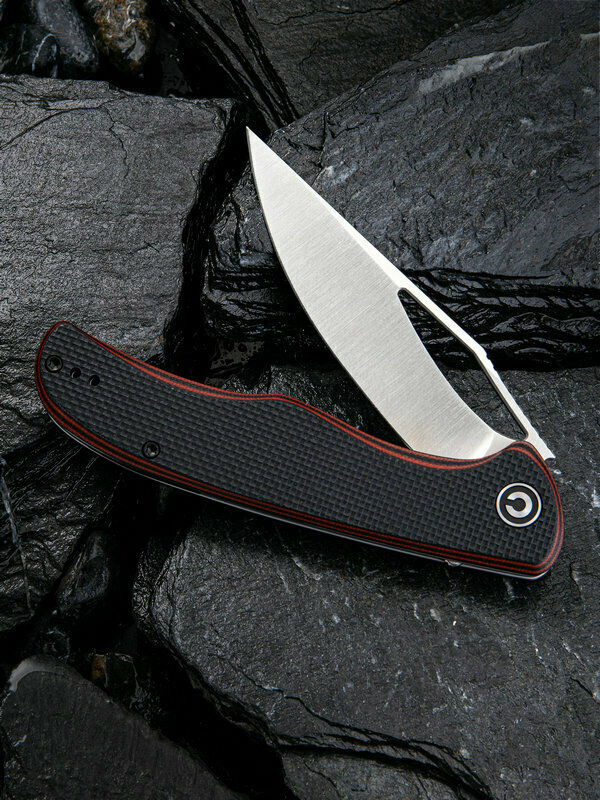 Civivi Shredder Linerlock Red Folding Knife 3.70" HRC59-61 D2 Blade G10 Handle C912B -Civivi - Survivor Hand Precision Knives & Outdoor Gear Store