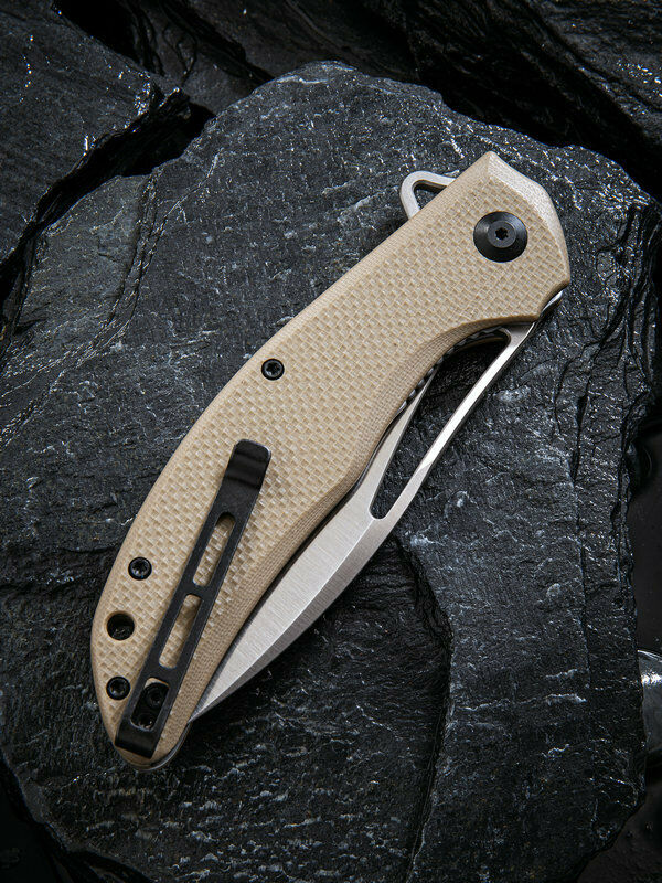 Civivi Vexer Linerlock Folding Knife 4" D2 Tool Steel Blade Tan G10 Handle C915B -Civivi - Survivor Hand Precision Knives & Outdoor Gear Store