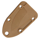 ESEE Candiru Sheath With Lashing Holes Coyote Brown Kydex Construction CANSHEATHCB -ESEE - Survivor Hand Precision Knives & Outdoor Gear Store