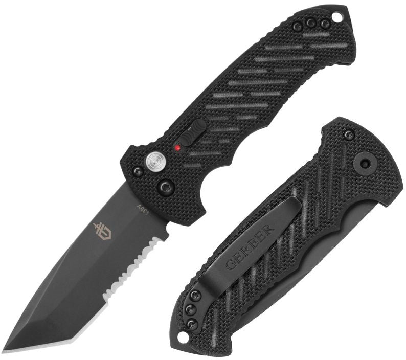 Gerber Auto 06 Button Lock Folding Automatic Knife 3.5"CPM S30V Steel Blade G10 Handle 0193 -Gerber - Survivor Hand Precision Knives & Outdoor Gear Store