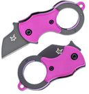 Fox Mini-Ta Linerlock Folding Knife 1" 4116 Steel Blade Pink FRN Handle 536PB -Fox - Survivor Hand Precision Knives & Outdoor Gear Store