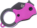 Fox Mini-Ta Linerlock Folding Knife 1" 4116 Steel Blade Pink FRN Handle 536PB -Fox - Survivor Hand Precision Knives & Outdoor Gear Store