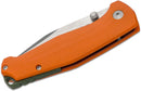 Fox TUR Linerlock Folding Knife 3" Bohler N690 Steel Blade Orange G10 Handle 523OR -Fox - Survivor Hand Precision Knives & Outdoor Gear Store