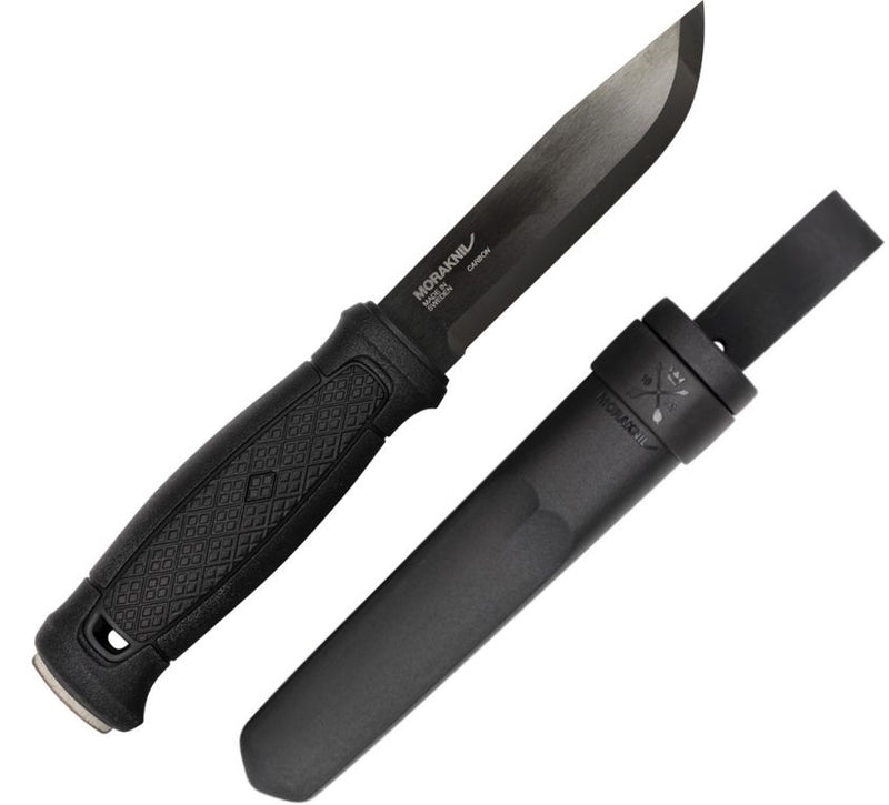 Mora Garberg Fixed Knife & Survival Kit 4.25" Black Stainless Blade Polymer Handle 02572 -Mora - Survivor Hand Precision Knives & Outdoor Gear Store