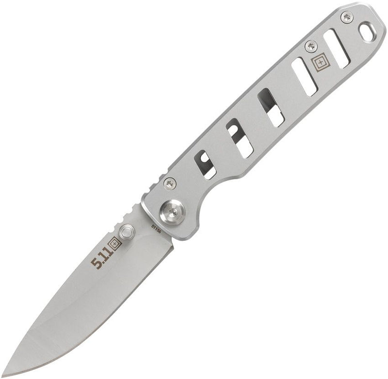 5.11 Tactical Base 3DP Frame Folding Knife 2.75" 8Cr13MoV Steel Blade Stainless Handle 51156 -5.11 Tactical - Survivor Hand Precision Knives & Outdoor Gear Store