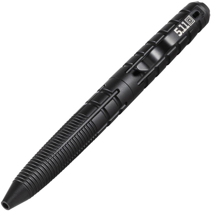 5.11 Tactical Kubaton Pen Black With Ink Cartrigde One Piece Design Aluminum Construction 51164019 -5.11 Tactical - Survivor Hand Precision Knives & Outdoor Gear Store