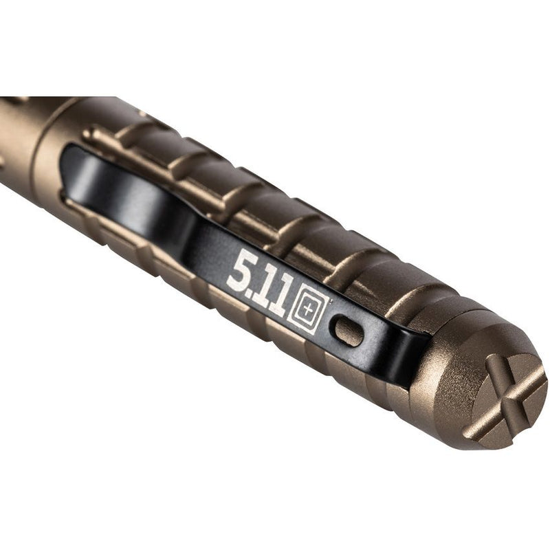 5.11 Tactical Kubaton Pen Sandstone One Piece Design With Medium Black Pressurized Ink Cartrigde And Aluminum Construction 51164328 -5.11 Tactical - Survivor Hand Precision Knives & Outdoor Gear Store