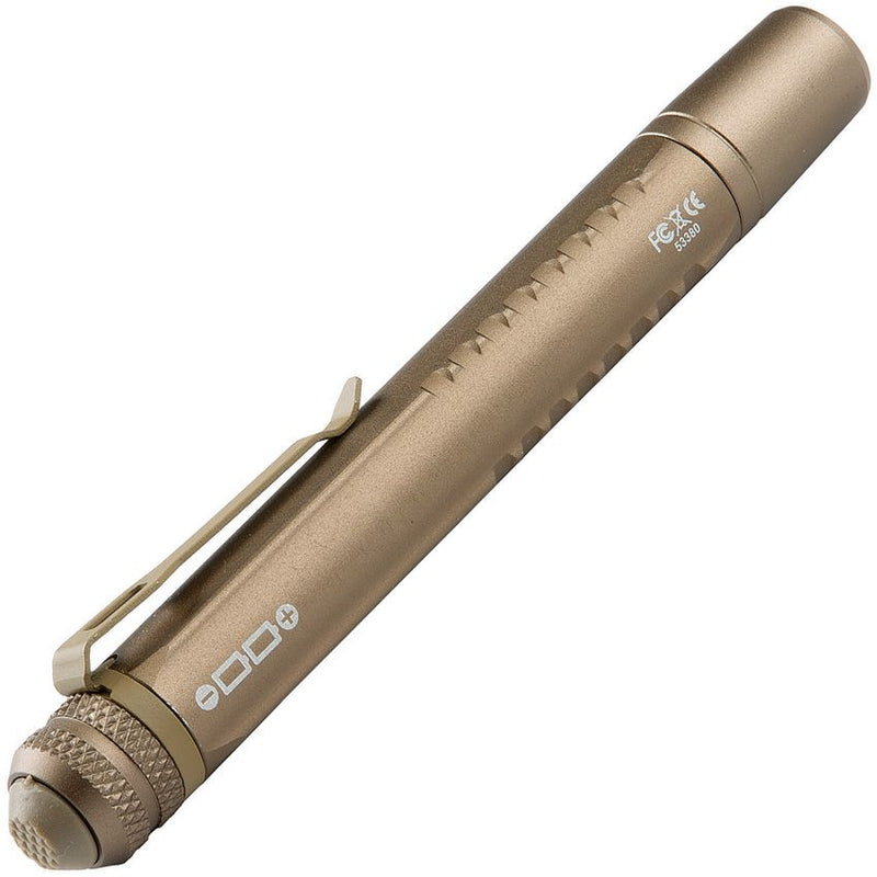 5.11 Tactical EDC Pen Light Sandstone Water And Impact Resistant With Tan Aluminum Construction 53380328 -5.11 Tactical - Survivor Hand Precision Knives & Outdoor Gear Store