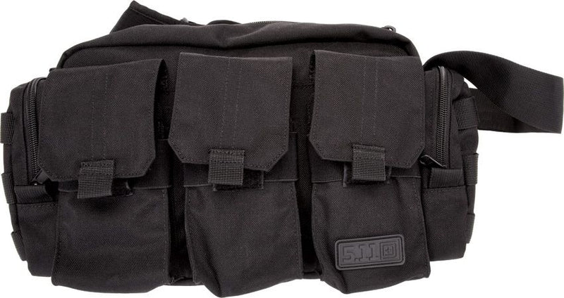 5.11 Tactical Bail Out Bag Black 1050D Nylon Construction Adjustable Strap With Quick-Release And Removable Shoulder Pad 56026 -5.11 Tactical - Survivor Hand Precision Knives & Outdoor Gear Store