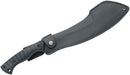 Fox Jungle Parang Machete Fixed Knife 10.63" 1.4116 Steel Blade Black FRN Handle 694 -Fox - Survivor Hand Precision Knives & Outdoor Gear Store