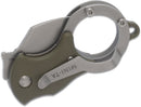 Fox Mini-Ta Linerlock Folding Knife 1" 4116 Steel Blade OD Green FRN Handle 536OD -Fox - Survivor Hand Precision Knives & Outdoor Gear Store